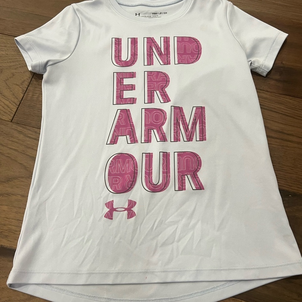 Under Armour Activewear Graphic Tee Girls Small
